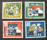 Bund 0369ff Wohlfahrtsmarken 1961   -  Hänsel und Gretel  gestempelt