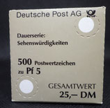 Bund 1448v  RM    5 Pf  SWK   - komplette 500er Rolle  **