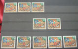 Bund 0711 20+10 Pf aus Jugendsatz 1972  gestempelt