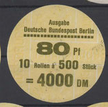 Berlin 0674  - 80 Pf Burgen und Schlösser  - Verschlußteller  R500