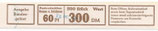 Bund 0917    60 Pf   Banderole  der 300er Rolle  Type  Ib(b)