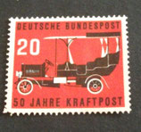 Bund 0211   20 Pf  Kraftpost   *  (ohne Gummierung)