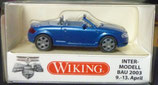 Wiking 0131   Audi TT  Cabrio  Messemodell 2003