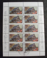 Bund 1884 Kleinbogen gestempelt