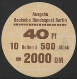 Berlin 0816  -   40 Pf Sehenswürdigkeiten  - Verschlußteller