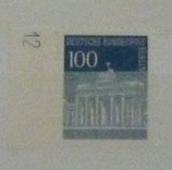 Berlin  290     100 Pf Brandenburger Tor  Bogenware RMvB  SRl **  Dz 12