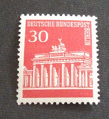 Berlin  288  R01    30 Pf Brandenburger Tor  mit Nummer  **