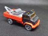 Wiking 366  MB Unimog Werkstattwagen  2 Gelblichter - rote Pritsche