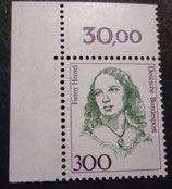 Bund 1433 Fanny Hensel 300 Pf    (Marke vom Eckrand)