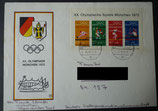 Bund 0734ff Block 8    Olympische Spiele 1972  Sonderstempel Olymp. Dorf