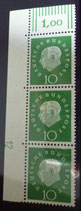 Bund 0303 ERol s3  10 Pf  Heuss III   Dz 12