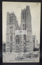AK Belgien - Brüssel  Kathedrale St. Michael und St. Gudula   eg  4.4.1901