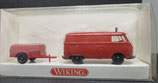 Wiking 861 13 29  Feuerwehr T1 mit Anhänger
