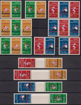 Zusammendruck aus MHB 22  -  Olympia 1972