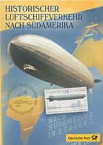 Erinnerungsblatt Zeppelin  -  A5 Faltblatt