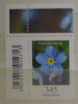 Bund 3324   345 ct Vergissmeinnicht   mit  EAN - Code   **