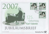 Bund  Jubiläumsbrief