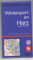 Wintersport im Harz    -  eine scheinbar sehr alte Karte!  Wintersport in Deutschland?
