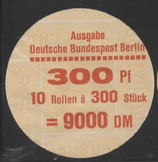 Berlin 0799  -   300 Pf Sehenswürdigkeiten  - Verschlußteller