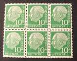Bund 0183y - 10 Pfg  VB oder 2 waagerechte Paare im  6er   **