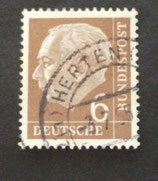 Bund 0180 -  6 Pfg  gest.  Heuss