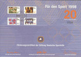 DSH Förderungszertifikat - 1998    20 DM
