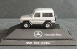 Herpa MB 350 GD Turbo silber in Box - Bissige Limousine
