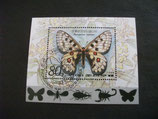 WELT - KOREA - Block mit Schmetterling gestempelt