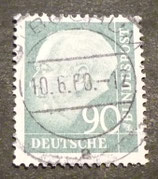Bund 0265   90 Pf Heuss II  gest.