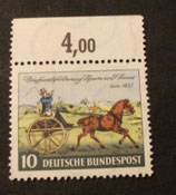 Bund 0160 OR  Briefpostbeförderung Thurn und Taxis um 1852  **