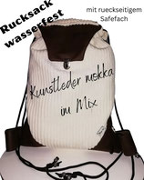 City-Rucksack, wasserfest - UNIKAT -