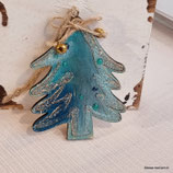 X-MAS Tanne mit Schnur und 2 Glöggli
