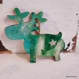 X-MAS Holz ELCH mit Schnur Nr. 4