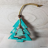X-MAS Holz Stern mit Schnur Nr. 8 d