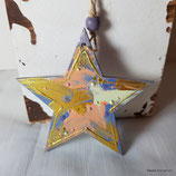 Grosser X-MAS STERN mit Schnur Nr. 24b
