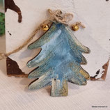 X-MAS Tanne mit Schnur und 2 Glöggli