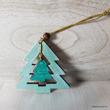 X-MAS Holz Stern mit Schnur Nr. 8 c