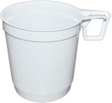 Doppeltasse 250ml pl weiß , Coffee To Go (80 Stück)