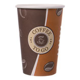 B1 Coffee To Go Becher ppk 250ml, 10OZ, beschriftet Topline, Kaffeebecher (100 Stück)