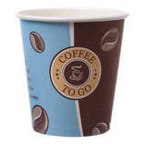 B5 Coffee To Go Becher ppk 180ml Coffee Cup Topline mit Motiv, Kaffeebecher (80 Stück)
