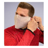 Behelfs-Spuckschutz aus Ökotex-zertifiziertem Vlies, Maske (10 Stück)