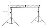 Adam Hall SLSTRS 400 Truss Stand-Set