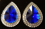 CHRYSTAL STONE TROPFEN BLAU MAXI