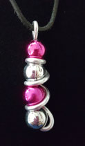 HIPPY HOPPY  DEKOPERLEN EIFACH PINK SILBER