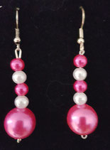 PERLEN MITTEL PINK MIT WEISS