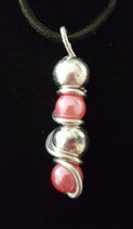 HIPPY HOPPY  WACHSPERLEN EINFACH ROSA SILBER