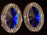 CHRYSTAL STONE OVAL BLAU MAXI