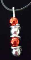 HIPPY HOPPY  DEKOPERLEN EIFACH SILBER ROT
