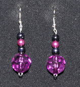 STEINE & PERLEN VIOLETT SCHWARZ VIOLETT