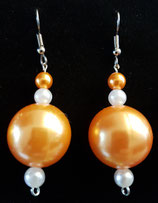 PERLEN GROSS MIT WEISS ORANGE